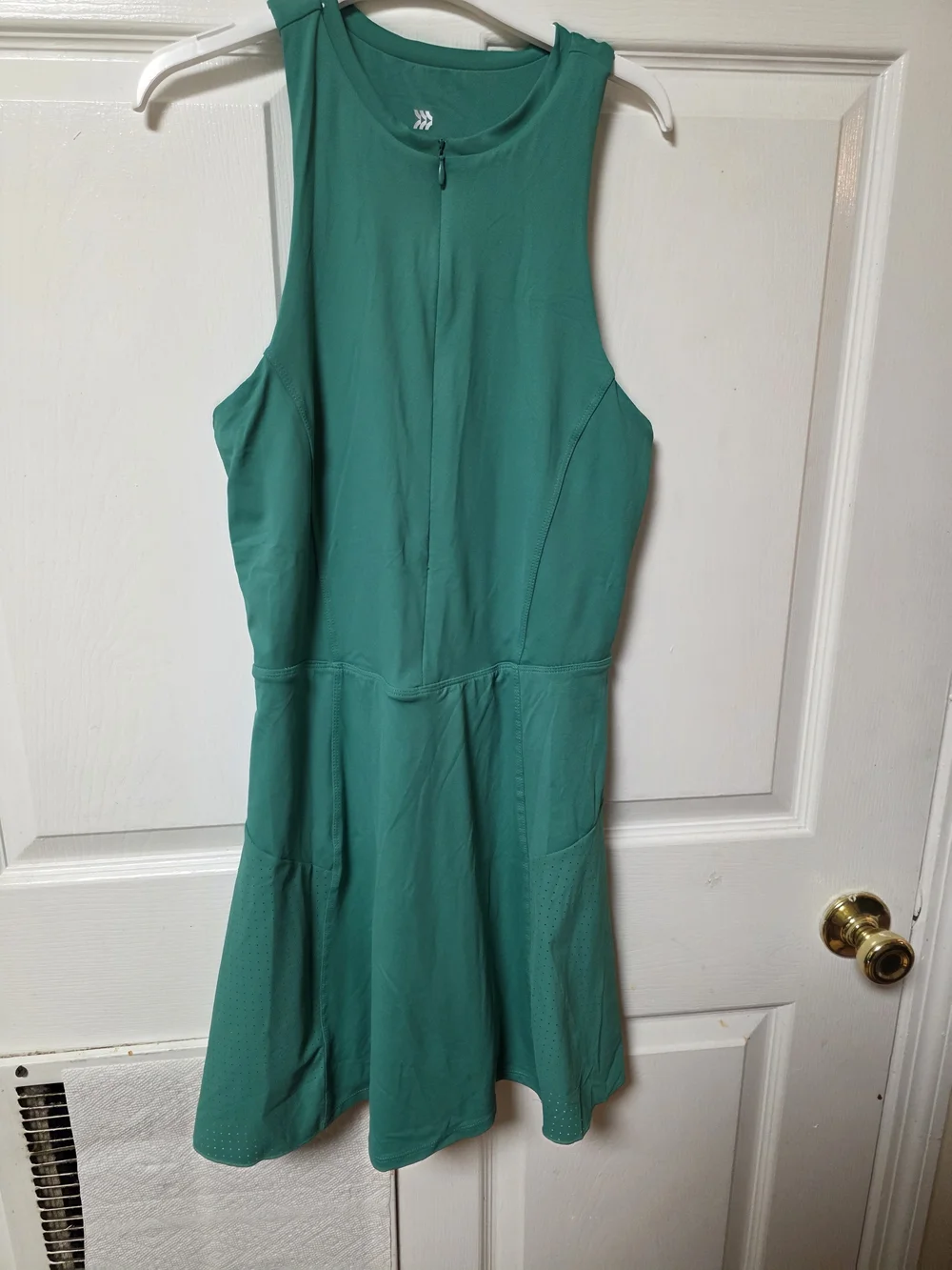 All In Motion Women's Active Dress with Built-in Shorts & Pockets - Green Size M - Picture 2 of 9